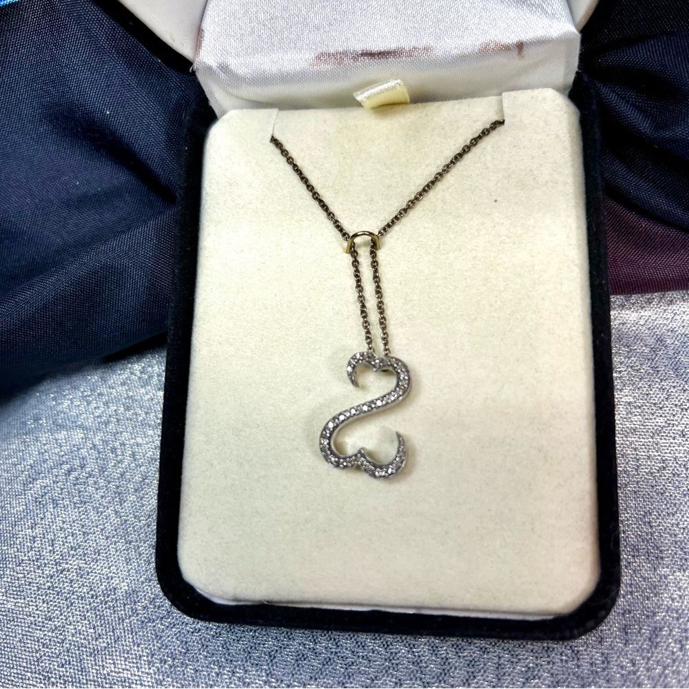 2008 Jane Seymour Open Heart Diamond Necklace - Picture 4 of 15